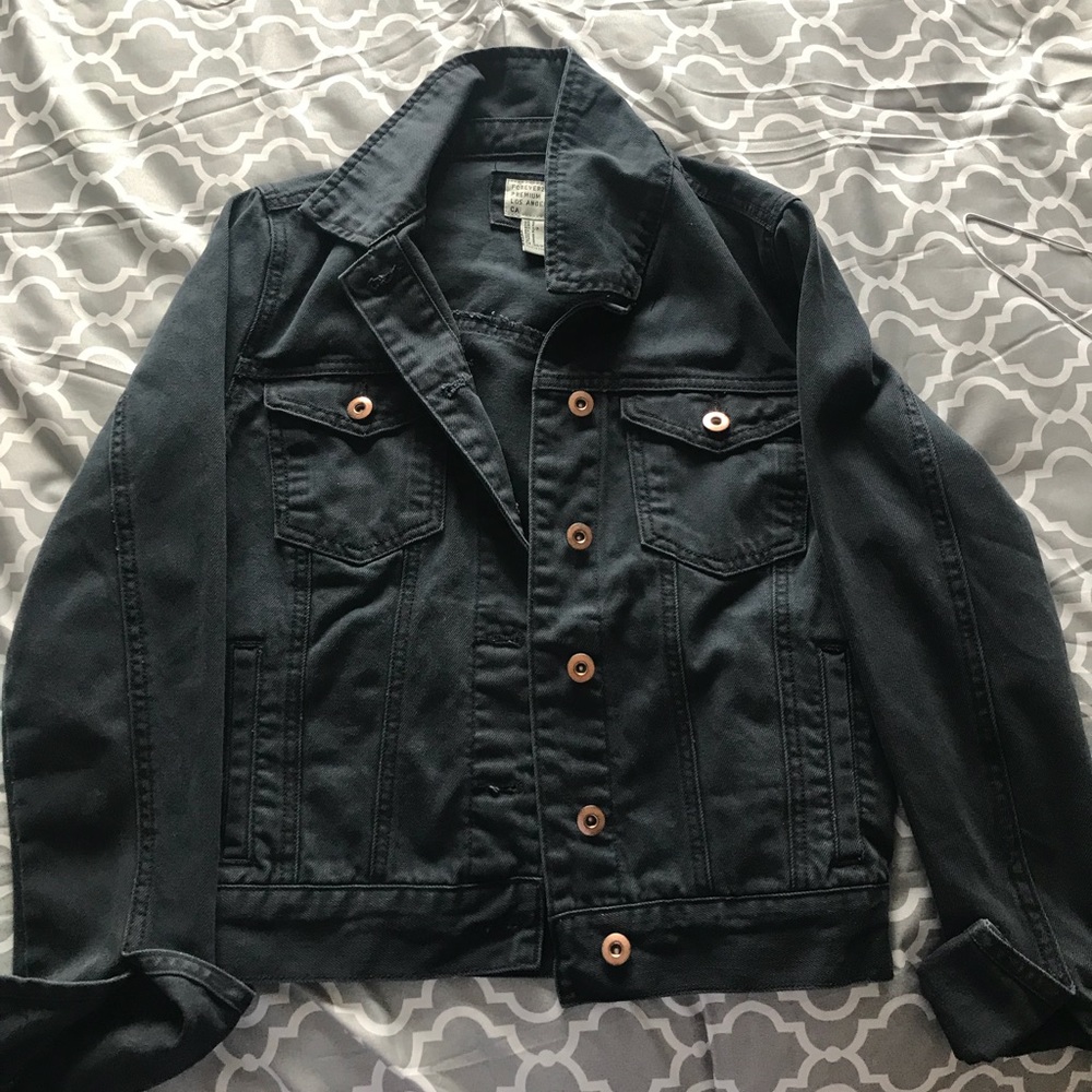 Dark denim jacket